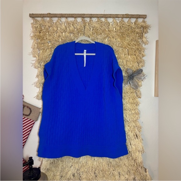 Lululemon✨Cable-Knit Relaxed-Fit Sweater Vest✨Oversized•Pipe Dream Blue✨NWOT✨XL - Picture 13 of 15